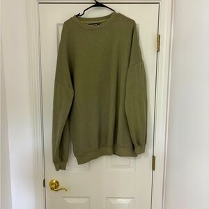 Green SweatShirt dress